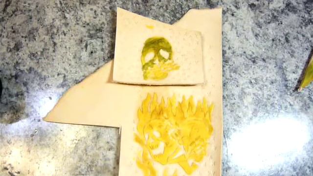 6.Покрасим кожу кошелька. Он будет многоцветный. Making leather wallet. Leatherwork смотреть онлайн