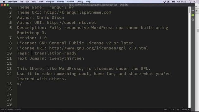 HTML, Bootstrap to WordPress Conversion -- WordPress theme folder смотреть онлайн