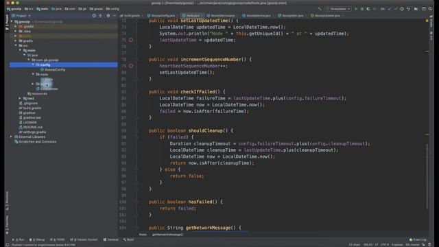 Membership Detection in Distributed Systems - Gossip Protocol - Java Implementation смотреть онлайн