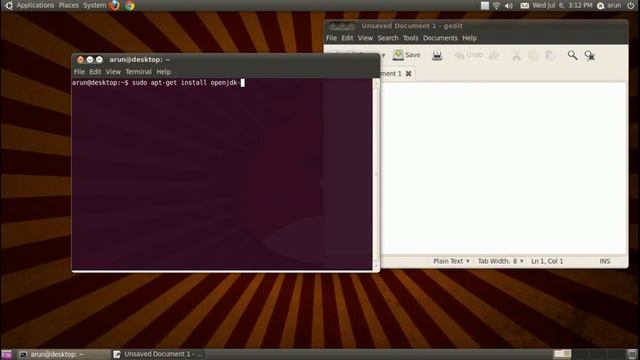 Java tutorial 1 SETTING UP JAVA IN LINUX смотреть онлайн