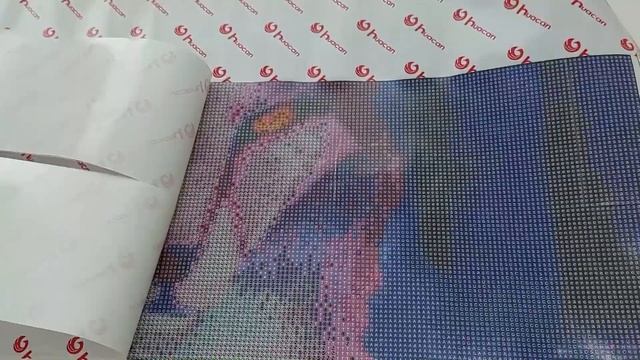 Розпаковка алмазної мозаїки/HUACAN/Diamond painting Unboxing смотреть онлайн