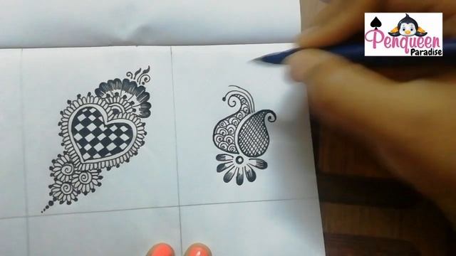 8 Beautiful Mehandi designs for Beginners using pencil sketch 2020 || Embroidery patterns 2020 смотреть онлайн