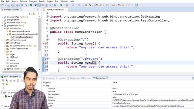 Spring Boot Login With Google || Spring Security OAuth2 || Spring Boot Tutorial in Hindi || #18 смотреть онлайн