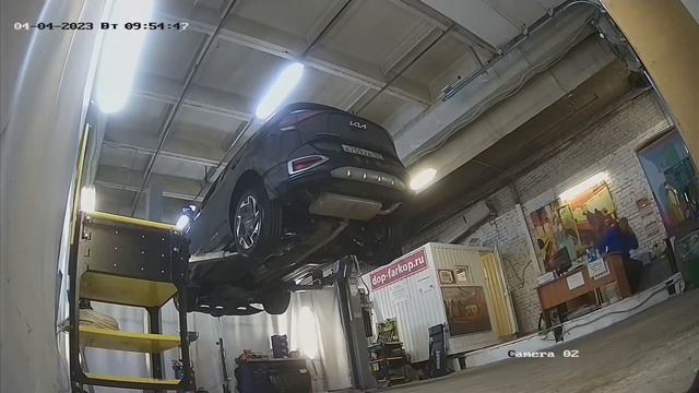 Установка защиты на KIA Sportage 2022 год. MOTODOR, арт. 71010 смотреть онлайн