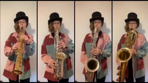 Yakety Sax (Benny Hill Theme) || Saxophone Quartet