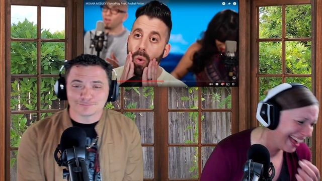 Setting Sail with VoicePlay & Rachel Potter's Magical Moana Medley! REACTION смотреть онлайн