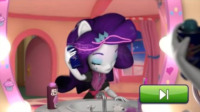 Девочки из Эквестрии - Пижамная вечеринка! Мультики и игры для девочек. смотреть онлайн