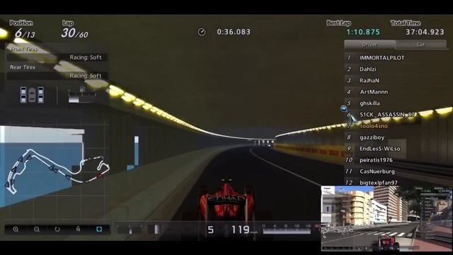 GT5 - Ferrari F10 Formula 1 World Championship S3 - Race 9 - Monaco - 121202 (Raw video) смотреть онлайн