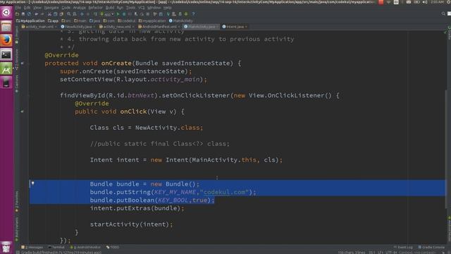 Android Tutorial 2019 - Android InterActivity Communication смотреть онлайн