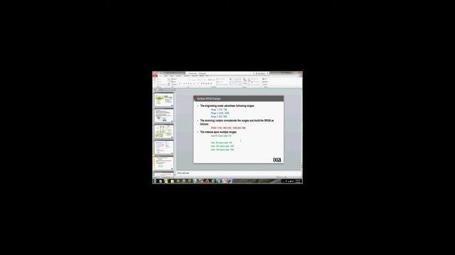 IxNetwork ISIS Segment Routing смотреть онлайн
