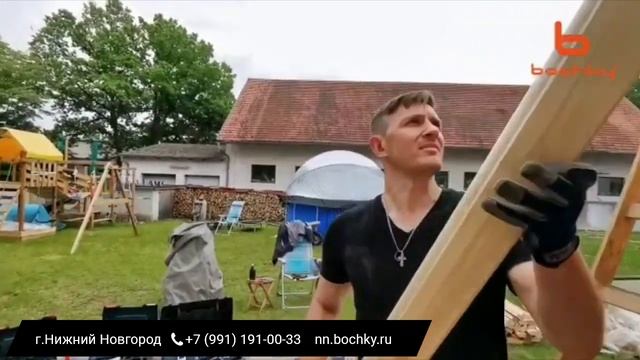 Сборка бани бочки за один день. Весь процес за 2 минуты. смотреть онлайн