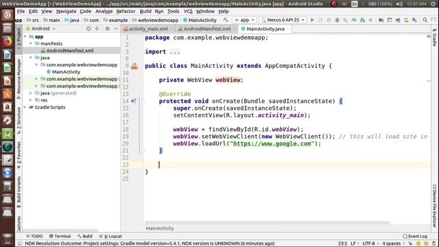 Android Webview App tutorial - Android Studio 2019 latest version смотреть онлайн