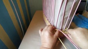 летняя сумочка из бумажной лозы