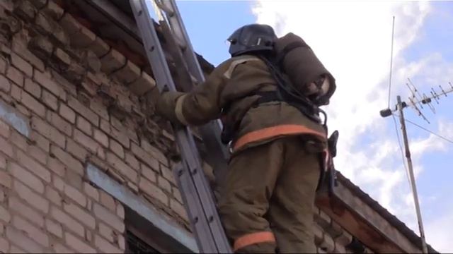 Пожарные учения прошли в Исправительной колонии №5 в Чите смотреть онлайн