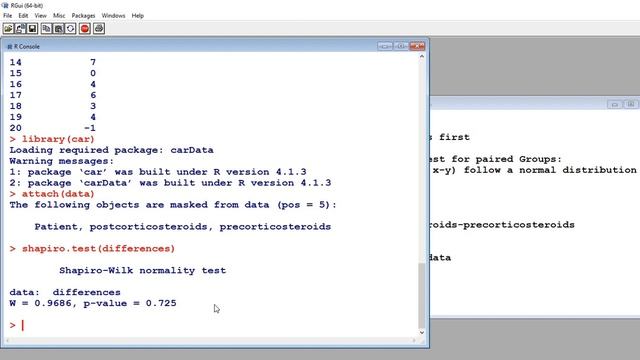 How to do a Student's t-test for two paired or dependent samples in R or R studio смотреть онлайн