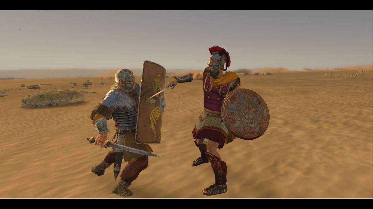 The Roman Legionary's attack on Macedonian warrior смотреть онлайн