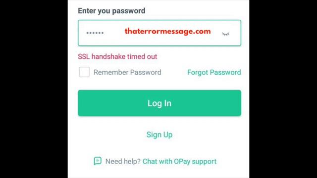 SSL Handshake timed out (OPay) смотреть онлайн
