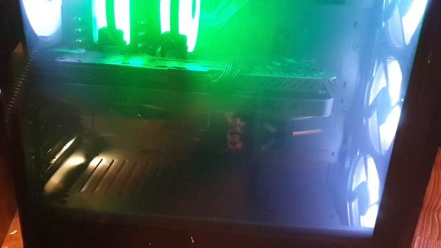 RTX 3060TI GALAX в корпусе ZALMAN ,аэродинамика корпуса смотреть онлайн