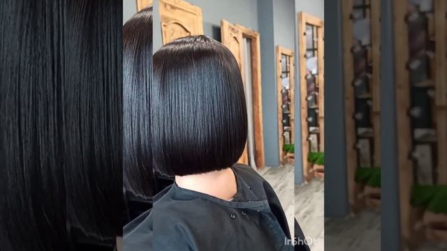 Стрижка прямой Боб Haircut straight bob #стрижка #прямойбоб #haircut #haircutbob #bob #straightbob смотреть онлайн