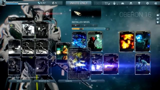 WarFrame 11 Oberon - Mod Tutorial смотреть онлайн