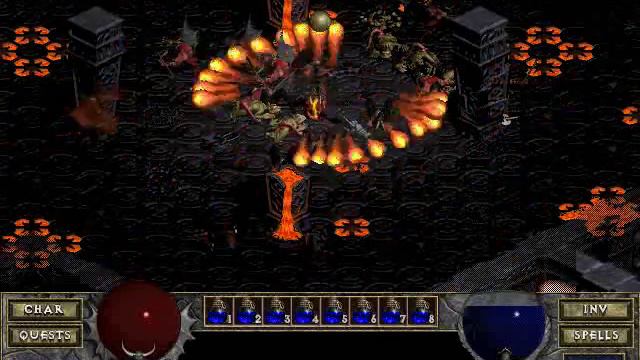 Diablo 1 Hellfire spells: Immolation (by Blessed) смотреть онлайн