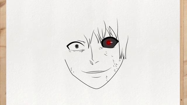 How to draw KEN KANEKI KAKUJA (Tokyo Ghoul) - step by step, slowly and EASY for beginners смотреть онлайн