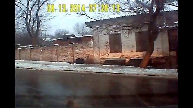 Гололед Полтава.Едем на работу. смотреть онлайн