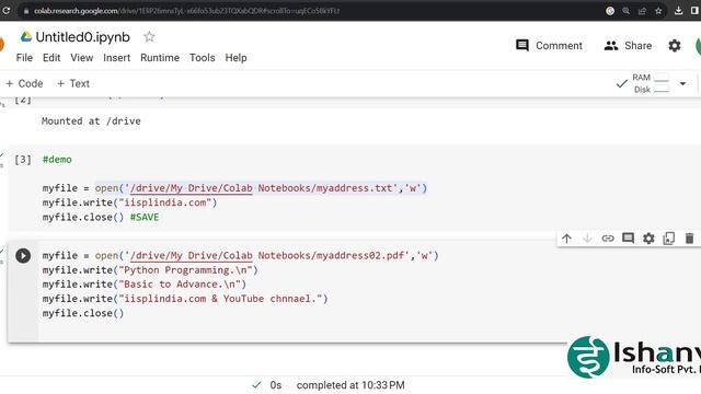 Python 11: File System and Google Drive смотреть онлайн