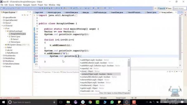 4. vector and difference between Vector and ArrayList