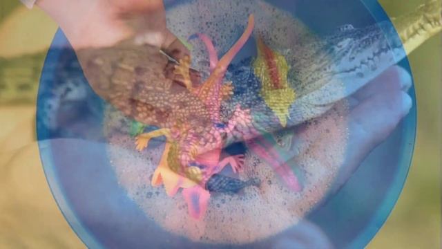 Учим Животных на английском Корова Собака Динозавр Слон Лев Развивающие Мультики для Детей