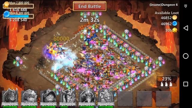 Castle Clash - Insane Dungeon 6-10 3 Flamed without HB [F2P] | Shaman Strategy Explained Everything смотреть онлайн