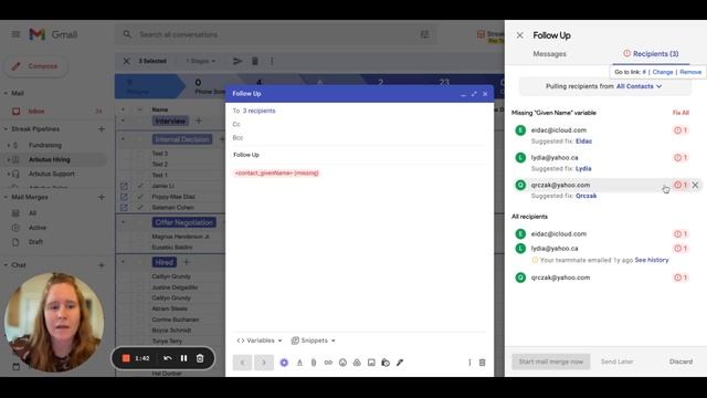 Fix missing and incorrect variables in mail merge смотреть онлайн