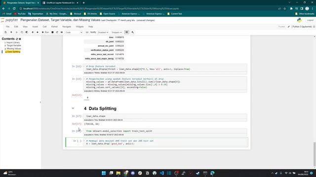 Belajar Data Science [Project] - #03 Data Splitting (Train set & Test set) смотреть онлайн