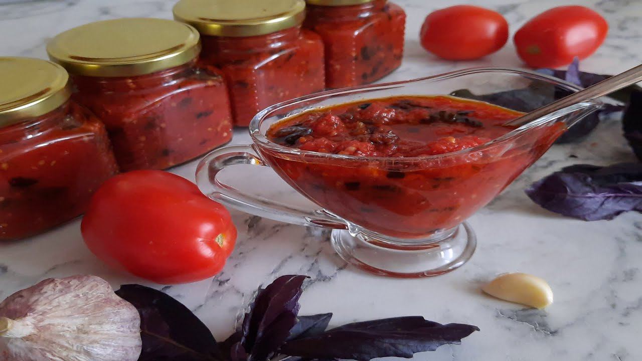 Заготовки на зиму. БАЗИЛИКОВЫЙ СОУС простой и непревзойденный. смотреть онлайн
