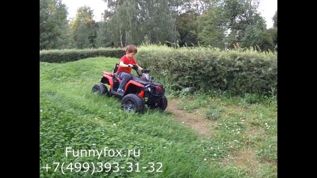 Детский квадроцикл Maverick 4WD покатушки. смотреть онлайн
