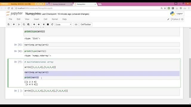 PyTorch for Deep Learning with Python Bootcamp | 11 | Create Numpy Arrays смотреть онлайн