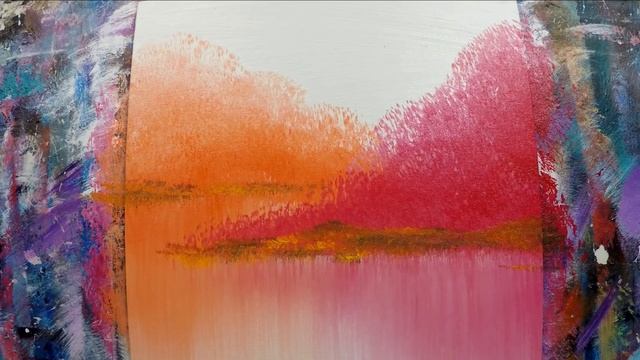 Simple Landscape / Easy / 145 / Relaxing / For Beginners / Abstract Painting Techniques / Satisfyin смотреть онлайн