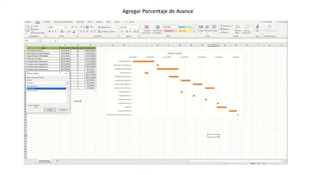 Diagrama de Gant con Excel смотреть онлайн