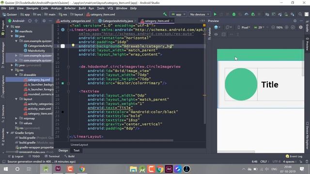 How to make Quiz app in android studio?(Part-2) | Hindi Tutorial 2019 смотреть онлайн