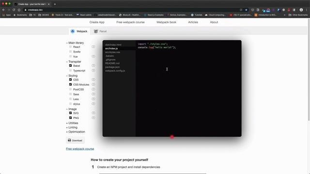 ১ মিনিটে জাভাস্ক্রিপ্ট প্রোজেক্ট সেটআপ | Setup Project Using Webpack & Babel in One Minute смотреть онлайн
