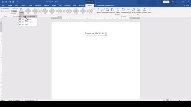 MS Word Insert formula using LaTex equation - 1 Minute смотреть онлайн