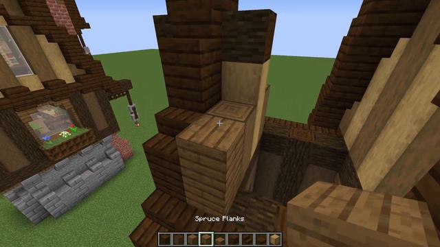 Майнкрафт (Minecraft) - Учебник по созданию средневекового фантастического дома в Майнкрафте смотреть онлайн
