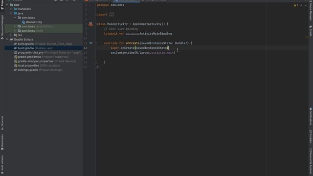 Android Button click listener using view binding in kotlin смотреть онлайн