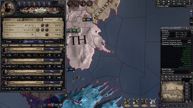 Let's Play Crusader Kings II Stannis Baratheon Take 3 Part 1 смотреть онлайн