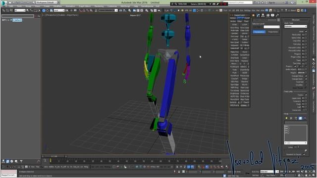 3DS max Biped. смотреть онлайн