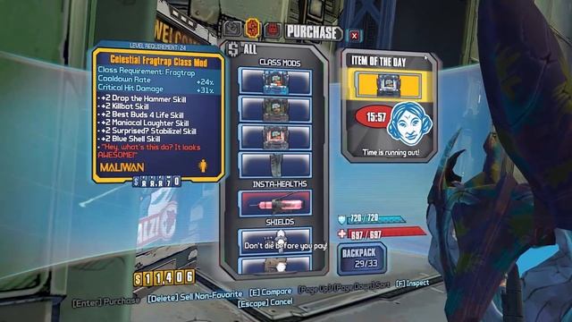 Borderlands The Pre-Sequel | Claptrap Playthrough Funny Moments And Drops | Day #5 смотреть онлайн