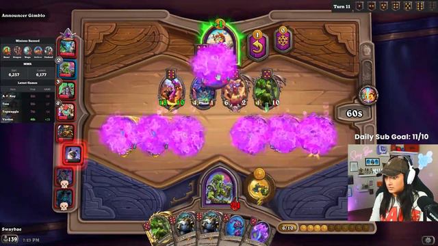 Voone Value with a Handbuff Comp in Hearthstone Battlegrounds! смотреть онлайн