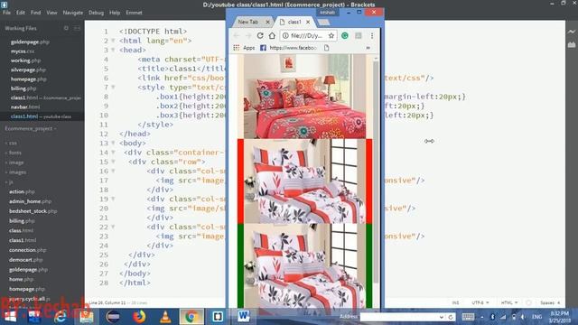 Bootstrap tutorial 03(set images in column) смотреть онлайн