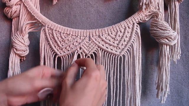 DIY: Macrame Mandala Tutorial / Macrame Mirror Decoration