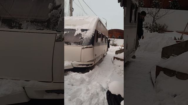 #Дом на колесах.С опозданием кемпер на зимовку. смотреть онлайн